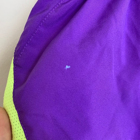 Nike Dri-Fit Purple & Yellow Athletic Shorts - Picture 6 of 9